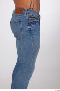 Garrott blue jeans buttock casual dressed thigh 0005.jpg